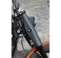 Preview: EMD, Bombshell 49 upper fork tube covers. Black Cut für Harley-Davidson® 49-mm-Gabelrohren