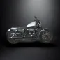 Preview: MCJ - 2 in 2 Royal in Chrom oder Schwarz mit Endkappen wählbar  - SPORTSTER 883-1200 BIS BJ. 2003 AUSPUFFANLAGE HARLEY