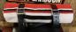 Preview: Mexican Serape Decke  Roll-up Blanket with  Leather Belts mit Ledergürtel in verschiedene Farben Chicano Decke Harley Davidson