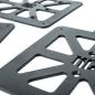 Preview: Killer Custom, 'Web' license plate holder for Germany. Black