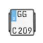 Preview: Killer Custom license plate holder with taillight/turn sigal