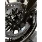 Preview: Killer Custom, front axle cover Satz. Gloss schwarz – 2018–2026 · Softail (ausgenommen FXDR; FXFB; FLSB; FXLRS mit inverted forks)