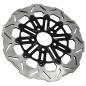 Preview: Kodlin by SBS, "V-Design" Brems rotor hinten. Schwarz | Passend: hinten: 2008–2026 Touring