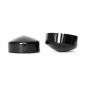 Preview: Killer Custom, fork tube cap bolt covers. Gloss schwarz – 2018–2026 · Softail Fat Boy: 18-20FLFB Fat Boy 107; 18-24FLFBS Fat Boy 114; 25-26 FLFB Fat Boy 117