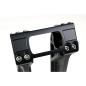Preview: Kodlin Fastback Riser für OEM digital speedo. 10". Schwarz | 2018–2024 Softail mit OEM digital speedometer: 2018–2020 FXBB Street Bob 107
