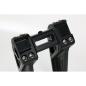 Preview: Kodlin universell Fastback Riser 10". Schwarz | Passend: Alle H-D mit 1"handlebar clamp area und 3.5" riser mount spacing