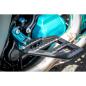 Preview: Kodlin verzahnt Fahrer Fußrastenadapter. Schwarz | Passend: 2018–2026 Softail (außer Modelle mit floorboards); 2021–2026 RH1250S Sportster S; 2021–2026 RA1250/S Pan America; 2021–2022 (NU) Livewire