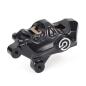 Preview: Brembo 484 Bremssattel links schwarz – vorne: 00-14 Softail (außer FXSTS); 00-17 Dyna; 00-07 FLT/Touring; 00-13 XL Sportster; 02-05 V-Rod (außer VRSCR)