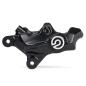 Preview: Brembo 484 Bremssattel links schwarz – vorne: 00-14 Softail (außer FXSTS); 00-17 Dyna; 00-07 FLT/Touring; 00-13 XL Sportster; 02-05 V-Rod (außer VRSCR)