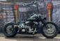 Preview: MCJ - 2 in 1 Hot Rod Komplett Anlage in Chrom oder Schwarz mit EG Erlaubnis - SOFTAIL FAT BOY 1450