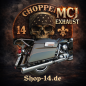 Preview: MCJ - 2 in 2 Edition 100 Durchmesser , in Schwarz oder Chrom, mit Endkappen wählbar  B073, B075 und B080 - TOURING , Street Glide , Road Glide , Road King  bis BJ. 2016