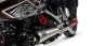 Preview: Malparidos  2-1 exhaust system in Stainless Steel with a matte black Cerakote - für Harley Davidson 06-16 6-sp Dyna up to 110" (NU) Euro 3 Auspuffanlage ECE-Typgenehmigung