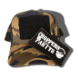Preview: CnP Trucker Cap mit Klettpatch Patch in Camouflage oder Olivgrün