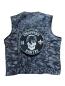 Preview: Choppers n Partys Lederweste Camo Grau Leder  Biker, Bikerweste, Kutte