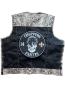 Preview: Choppers n Partys Lederweste Schlangenleder / Schwarz Unikat Leder  Biker, Bikerweste, Kutte