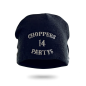Preview: Choppers n Partys Beanie Schwarz Mütze bestickt
