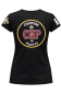 Preview: CnP Black Bandana Skull DAMEN  - Shirt Schwarz Totenkopf  Motorrad
