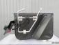 Preview: Motorradtasche MCJ Black Python Exclusive Bag Seitentasche Leder mit Halterung für Harley , Victory, Kawasaki, Triumph, Royal Enfield.