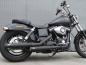 Preview: MCJ - 2 in 2 Royal in Chrom oder Schwarz mit Endkappen wählbar - DYNA FAT BOB - WIDE GLIDE - LOW RIDERS S MODELS 2017