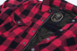 Preview: WCC WEST COAST CHOPPERS - WCC - DOMINATOR KEVLAR RIDING FLANEL SHIRT - RED/BLACK