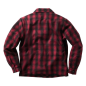 Preview: WCC WEST COAST CHOPPERS - WCC WOOL LINED PLAID SHIRTS - RED/BLACK