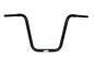 Preview: 1-1/4" Apehanger 40cm Höhe in Schwarz für Harley-Davidson® 08–24  E-Gas mit Risern für 1,25"-Lenker (außer 15–24 FLTR) (NU)