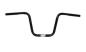 Preview: 1" Apehanger 3-Loch-Ausführung 25cm Höhe in Schwarz Narrow-Style für Harley-Davidson® 82-22 H-D (außer 08-22 mit E-Gas und 88-11 Springer-Modelle) mit Risern für 1" Lenker