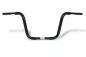 Preview: 1 1/4 Fat Zoll Apehanger 25cm Höhe,3-Loch-Ausführung in Schwarz für Harley-Davidson® 82-24 mit mechanischem Gaszug & E-Gas (außer 88-11 Springer-Modelle) für Riser mit 1 Zoll Innendurchmesser