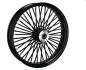 Preview: 48 Fat Spoke Vorderrad 3,50 x 21 SF schwarz - Felgen / Wheels für Harley Davidson Modelle mit TÜV Zulassung