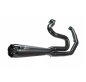 Preview: Zard - 2-1 stainless M8 Touring exhaust system. Black ClubStyle - für Harley-Davidson® 21-23 FLT/Touring with 107/114/117 Auspuffanlage Auspuff