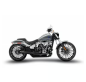 Preview: Zard - M8 Softail 2-1 Short Cone exhaust system. Black ClubStyle - für Harley-Davidson® 18-24 Softail Breakout 117, Fat Boy 114 Auspuffanlage Auspuff