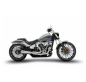 Preview: Zard - M8 Softail 2-1 Short Cone exhaust system. Plain ClubStyle - für Harley-Davidson® 18-24 Softail Breakout 117, Fat Boy 114 Auspuffanlage Auspuff