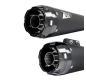 Preview: Zard -M8 Softail 2-2 slip-on muffler set. Matte black - für Harley-Davidson® 18-24 Softail Standard, Low Rider S, Low Rider ST, Street Bob 114 Auspuffanlage Auspuff