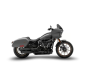 Preview: Zard - Overlapped' 2-2 slip-on mufflers. Matte black - für Harley-Davidson® 18-24 Softail FXB, FXBRS Breakout, FLFB, FLFBS Fat Boy Auspuffanlage Auspuff