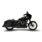 Preview: Zard - ohne Zulassung Racing Slip-Ons with Black Alu End Caps. Black - für Harley-Davidson® 21-24 Touring Auspuffanlage Auspuff