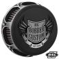 Preview: FULL / Your Logo Design - Black Velvet Contrast Cut, Front Cover Black + Logo Design am Front Cover BSL Luftfilter mit Gutachten