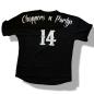 Preview: CnP Choppers n Partys - Black for 1 (Damen) T-Shirt Schwarz Totenkopf Motorrad
