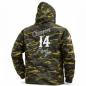 Preview: CnP Choppers n Partys Camouflage Skull Bandana Zipped Hood