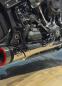 Preview: MCJ - 2 in 1 Megaphone Short Komplettauspuffanlage EURO 5 inkl. Krümmer Hitzeschutzbleche in Nickel Schwarz Chrom  mit E-Zulassung  - TOURING , Street Glide , Road Glide , Road King AB BJ. 2021