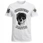 Preview: CnP Choppers n Partys - White Bandana Skull (Herren) T-Shirt Weiss