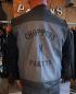 Preview: Choppers n Partys Lederweste Leder/Jeans Grau Biker