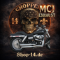 Preview: MCJ - 2 in 2 Royal in Chrom oder Schwarz mit Endkappen wählbar - DYNA 1690 Model 2017 (STREET BOB - LOW RIDER)