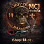 Preview: MCJ - 2 in 1 Megaphone Short Komplettauspuffanlage EURO 5 inkl. Krümmer Hitzeschutzbleche in Nickel Schwarz Chrom  mit E-Zulassung  - TOURING , Street Glide , Road Glide , Road King AB BJ. 2021