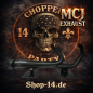 Preview: MCJ - 2 in 1 Megaphone Short Komplettauspuffanlage EURO 5 inkl. Krümmer Hitzeschutzbleche in Chrom oder schwarz mit E-Zulassung  - TOURING , Street Glide , Road Glide , Road King AB BJ. 2021