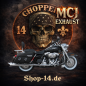 Preview: MCJ - 2 in 2 Royal Endtöpfe in Chrom mit Endkappen wählbar - TOURING , Street Glide , Road Glide , Road King bis BJ. 2016