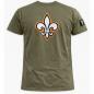 Preview: CnP Choppers n Partys - Oliv Grün Bandana Skull (Herren) T-Shirt Oliv Grün Totenkopf Biker Motorrad