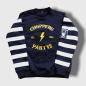 Preview: Choppers n Partys Prison Sweater - Gefängnis Pullover gestreift Schwarz Weiss
