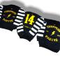 Preview: Choppers n Partys Prison Sweater - Gefängnis Pullover gestreift Schwarz Weiss