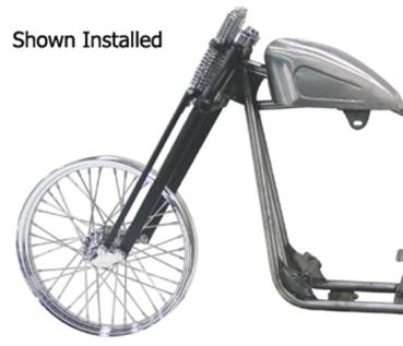 Springergabel - HARDBODY WIDE STYLE GENERATION II SPRINGER – SCHWARZE PULVERBESCHICHTUNG – 20"  - Harley Davidson