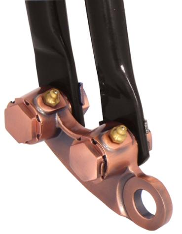 Springergabel - SPRINGER IM ANTIKE-STIL AUS KUPFER UND SCHWARZ IN 18" - Harley Davidson